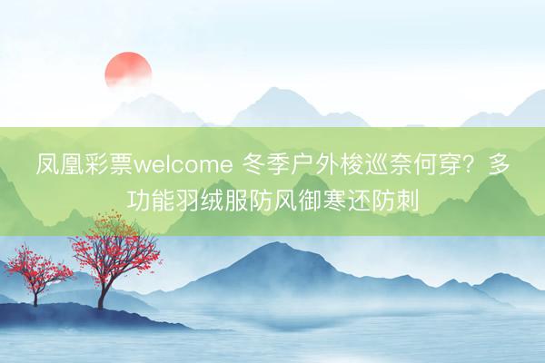 凤凰彩票welcome 冬季户外梭巡奈何穿？多功能羽绒服防风御寒还防刺
