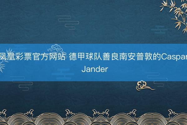 凤凰彩票官方网站 德甲球队善良南安普敦的Caspar Jander