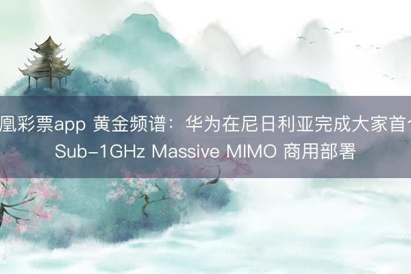 凤凰彩票app 黄金频谱：华为在尼日利亚完成大家首个 Sub-1GHz Massive MIMO 商用部署